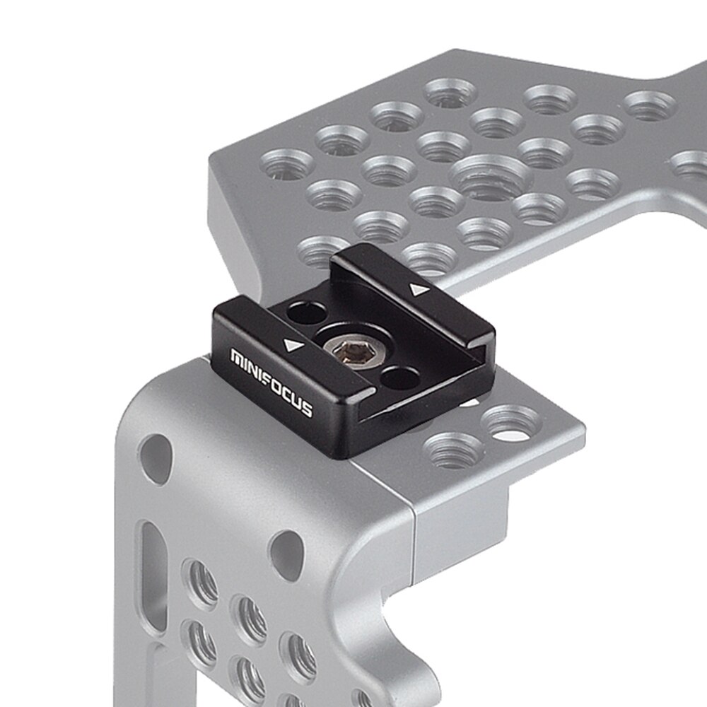 Bijgewerkt Koude Schoen Mount Adapter Beugel Universele Shoe Met 1/4 "Draad Gat Voor Dslr Camera Kooi Flash Led licht Monitor