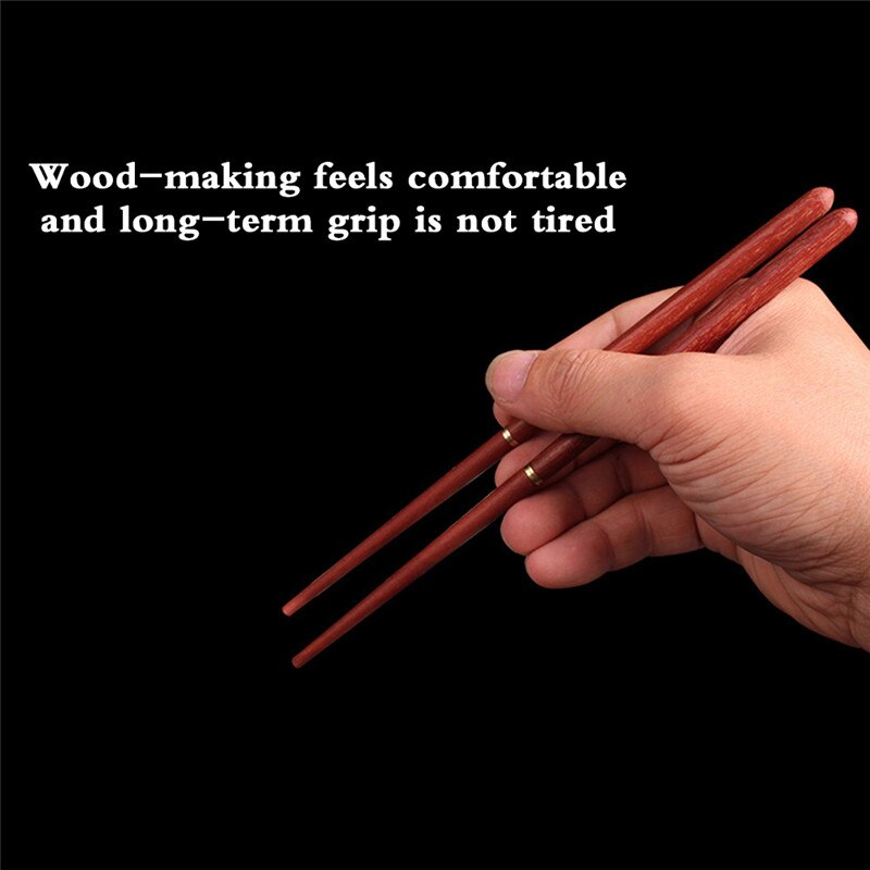 1 Pair Chopsticks For Travel Outdoor Camping Picnic Foldable Folding Chopsticks Tableware Retractable Chopsticks