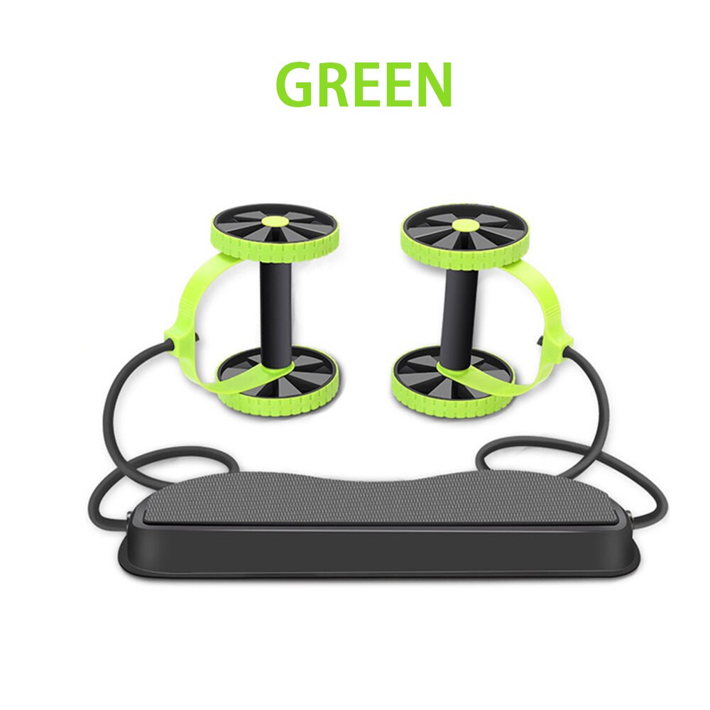 Abs Rueda Equipment Ab Wheel Roller Abdominalgym equipment For Home Workout Exercise Machine Abs Rueda Abdominales Fitness: Wheel fitness green