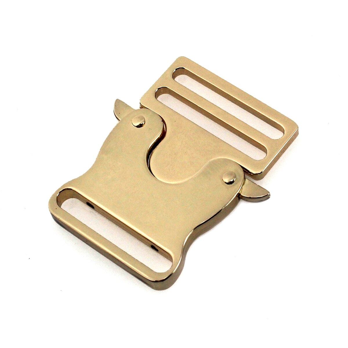 1Pcs Mode Metalen Rugzak Band Gesp Quick Side Release Sluiting Voor Diy Tas Outdoor Rugzak Riem Riem Singels Lether craft: 4# / Goud