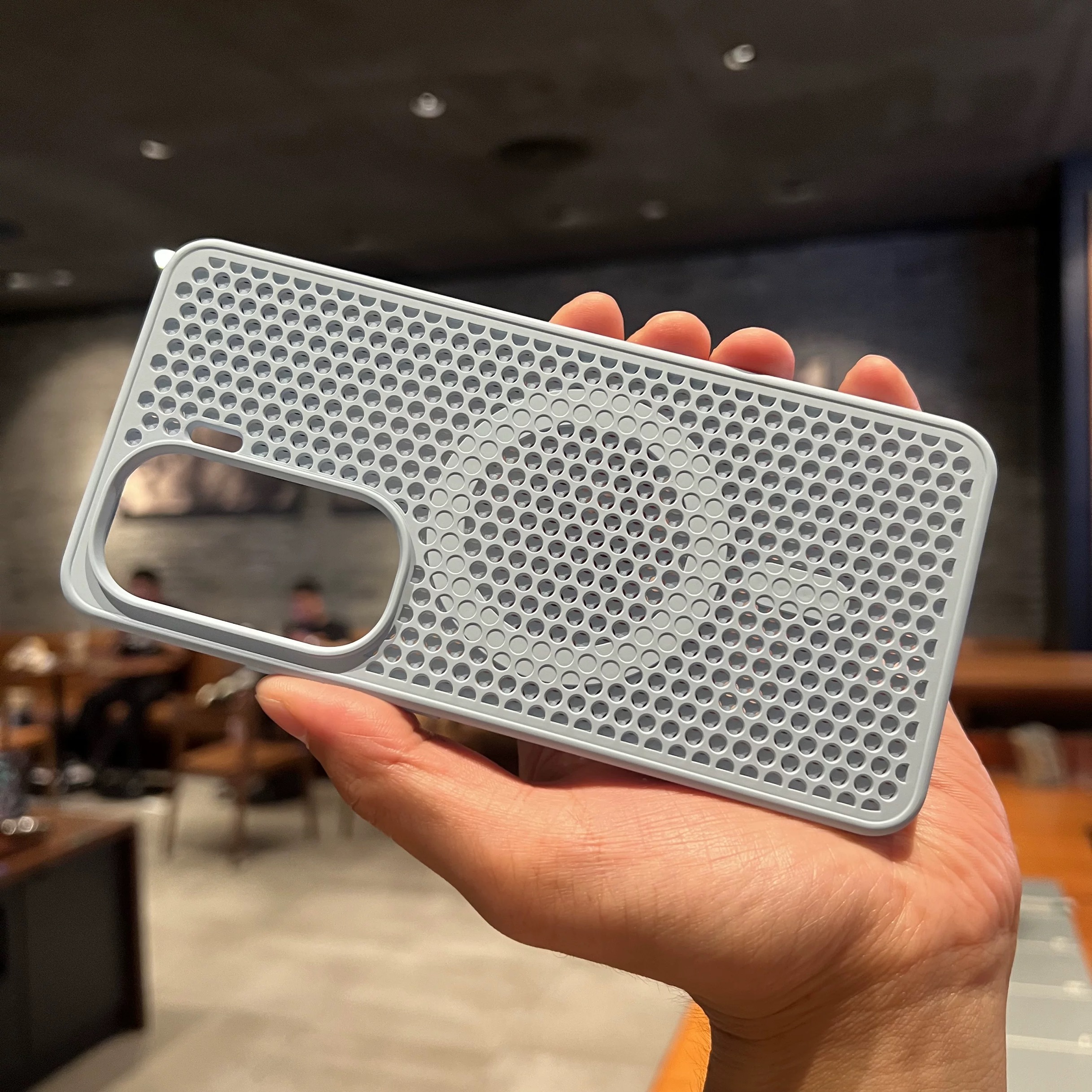 Magnetic Case For IQOO Neo 10 Pro Honeycomb Heat Dissipation Breathable Wireless Charging Back Cover For IQOO Neo 10 Pro Bumper: SKY BLUE / For iPhone 16 Pro Max