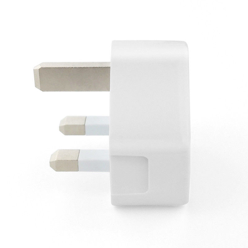 Uk-stik enkelt usb dobbelt usb 3 usb-adapter strømforsyning 3- pin-stik usb-adapter vægoplader rejseladekabel 5 v 2 1a til apple