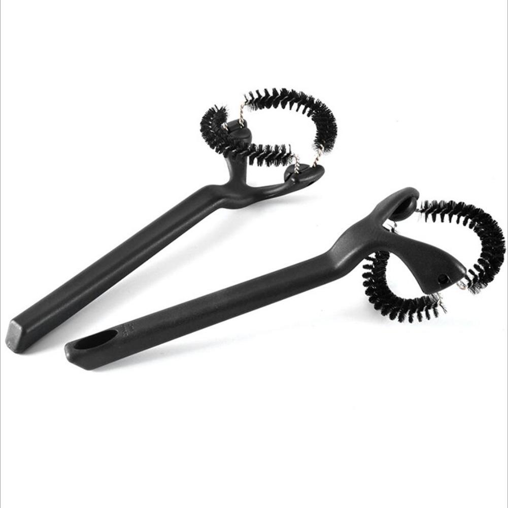 Semi-automatic Coffee Machine Cleaning Brush Detachable Nylon Bristle Brush Head Cleaner Elbow Anti-scalding Durable