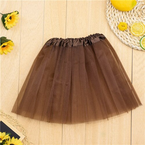 ARLONEET Tutu Skirt Girls Kids Baby Dance Solid Elastic Tutu Skirt Pettiskirt Ballet Fancy Costume 2-8 Years Girl clothes 30#