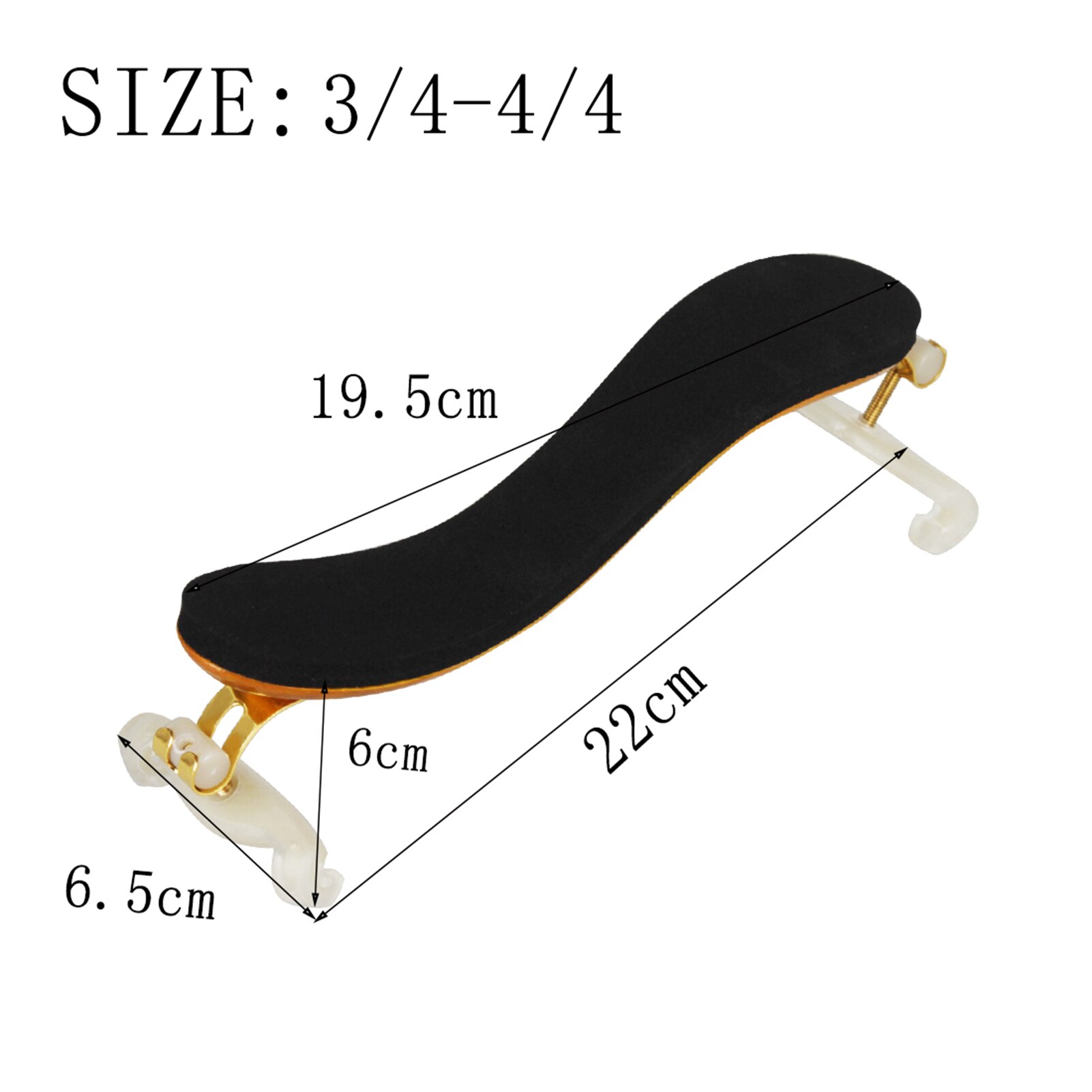 Astonvilla AS-560 Solid Wood Fiddle Violin Shoulder Rest for 3/4 &amp; 4/4 Violins