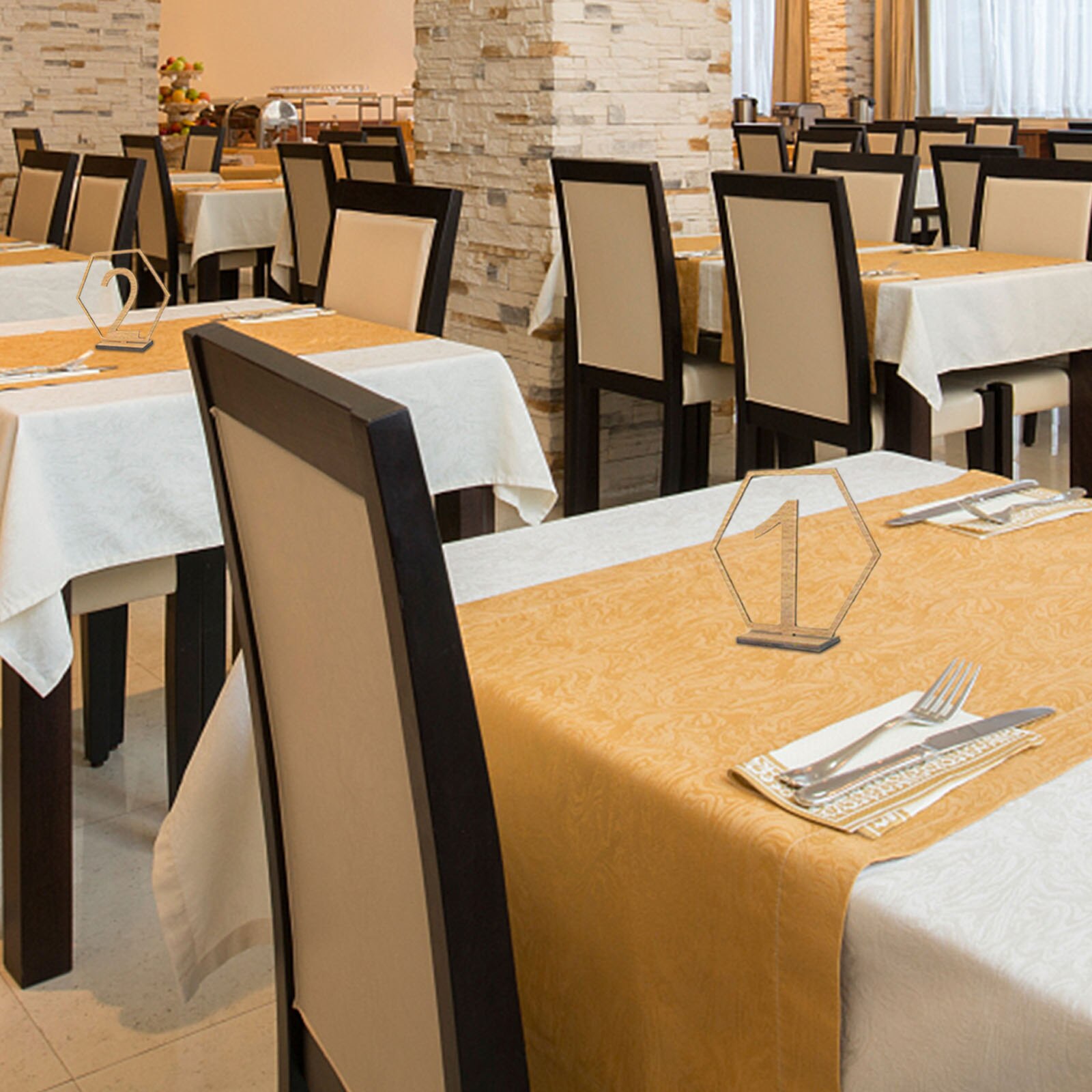 10pcs Digital Table Number Signs for Wedding Birthday Party Decoration Table Seat Catering Decorations Cards Welcome Signs