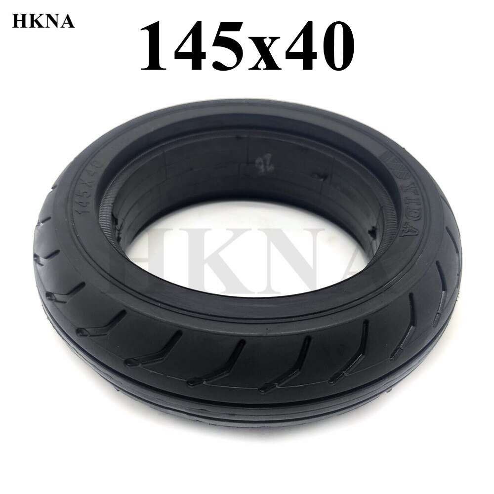 Rueda de neumático sólido 145x40 para rueda rápida F0,Jackhot Scooter Eléctrico de fibra de carbono neumático sin cámara de 5,5 pulgadas con llanta de plástico: solid tire