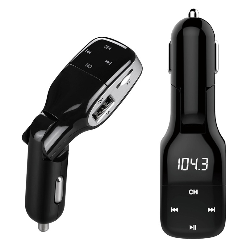 Auto Bluetooth Sigarettenaansteker Uitbreiding Dual Usb 5.0 Bluetooth Car Charger Bluetooth Car Fm Radio Auto MP3 Speler