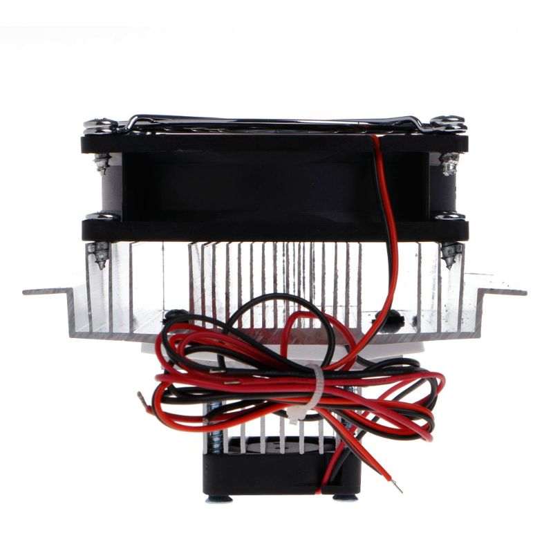 12V Thermoelectric Cooler Refrigeration Semiconductor Cooling Sy stem Kit Cooler Fan Finished Kit Computer Components