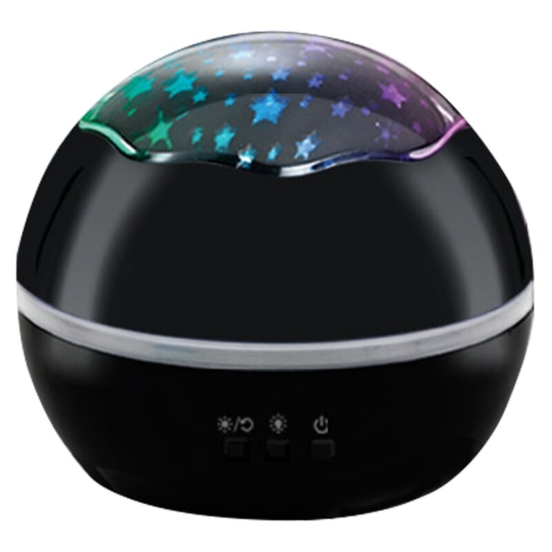 Night Light Children'S Ocean Projection Light 360° , for Baby Bedroom: Black