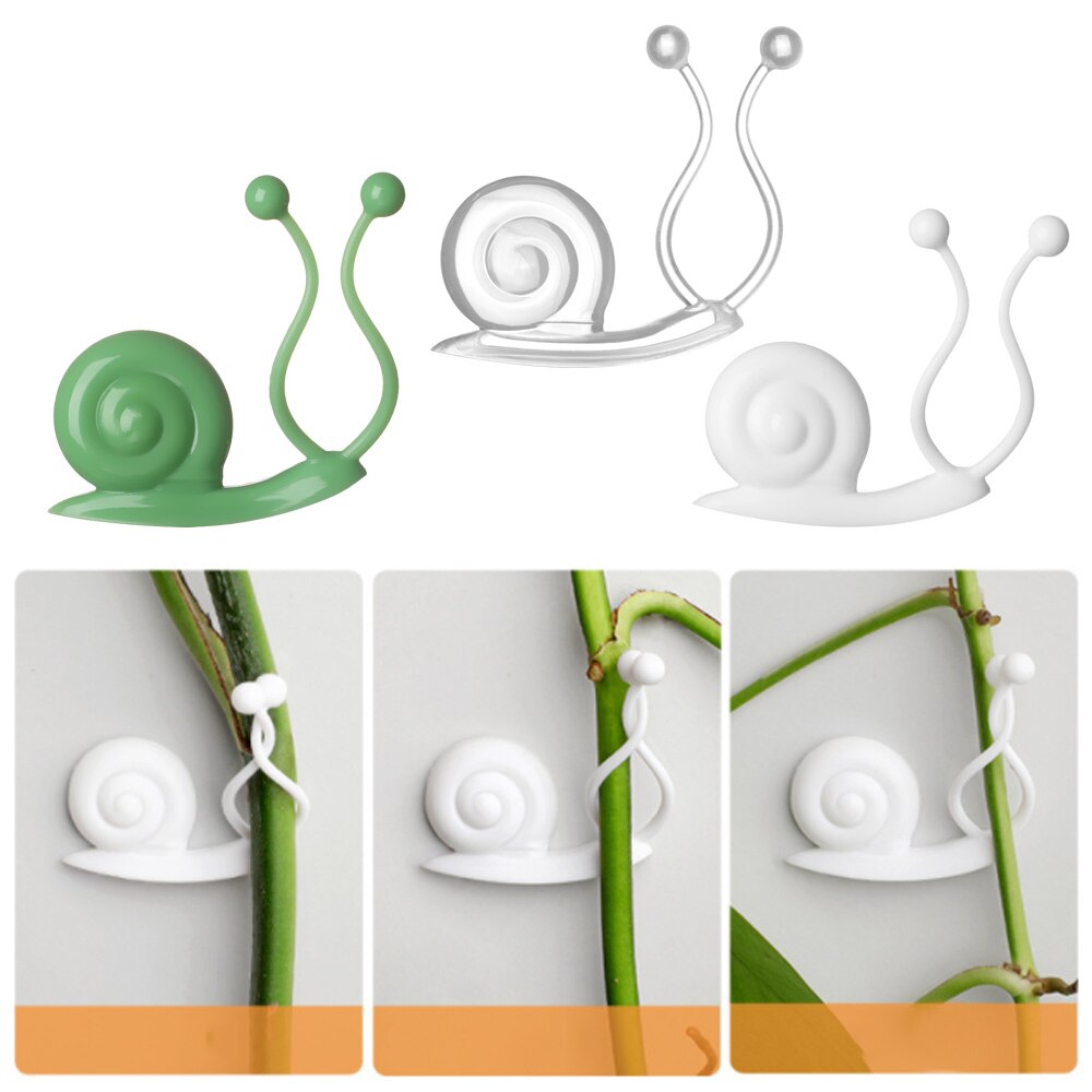 Slak Vorm Plant Enten Clips Groenten Gebonden Bloemen Holder Haken Tak Holding Wijnstok Fixatie Tuingereedschap 10 Stks/set
