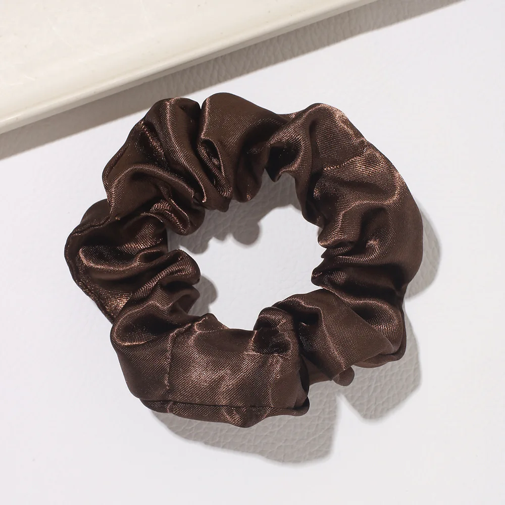 4/6 pçs de seda grandes scrunchies borracha laços de cabelo goma elásticos rabo de cavalo titular para mulheres meninas faixas de cabelo para mulher: CÉU AZUL