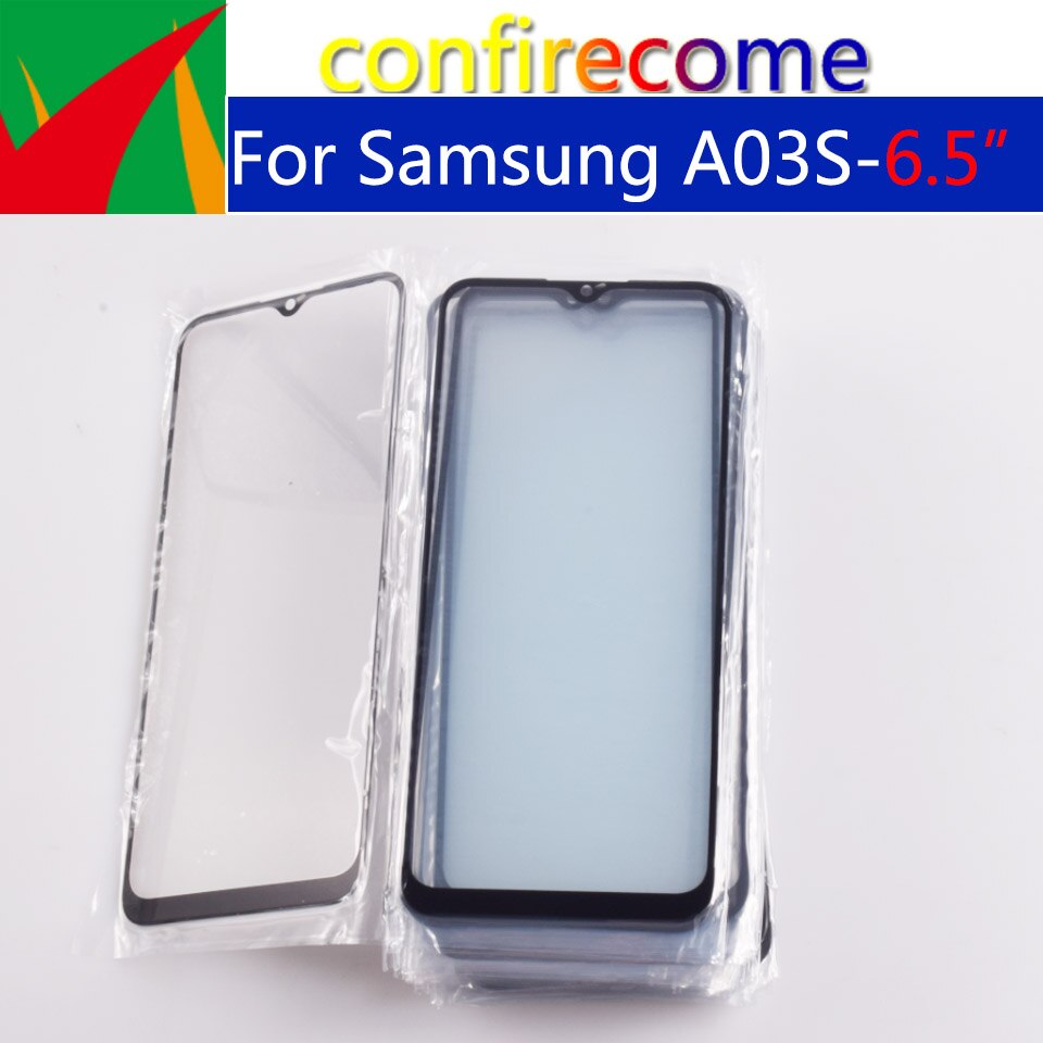 For Samsung Galaxy A03S Front Touch Panel LCD Display Outer Glass Cover Lens Replacement