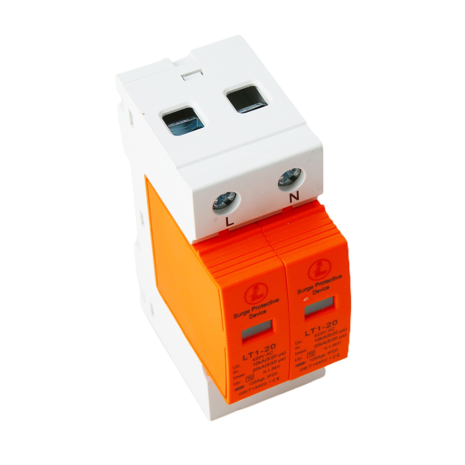 SALES! 2P 20KA/40KA/65KA/80KA 420V AC Surge Protector Lightning House Arrester Device