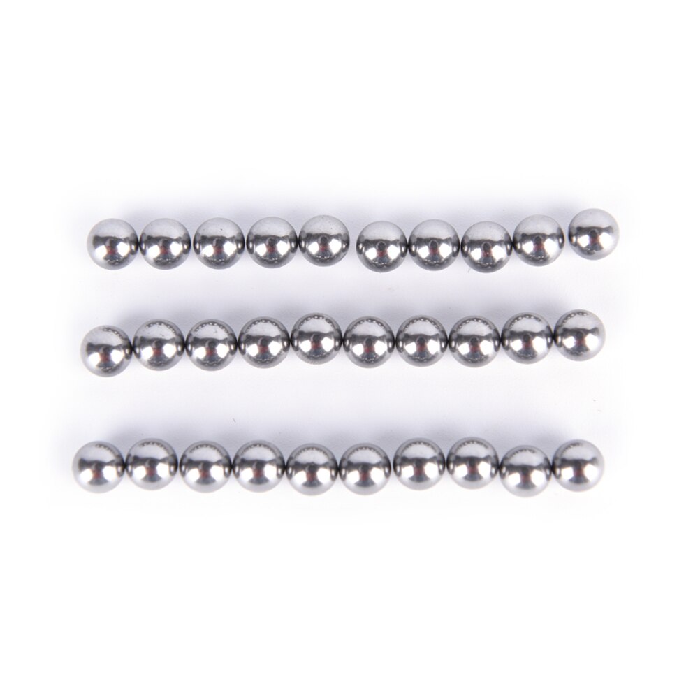 100Pcs Vervangende Onderdelen 4Mm 4.5Mm 5Mm 6Mm Fiets Fietsen Steel Kogellager Silver Tone fietsen Vervanging Ballen