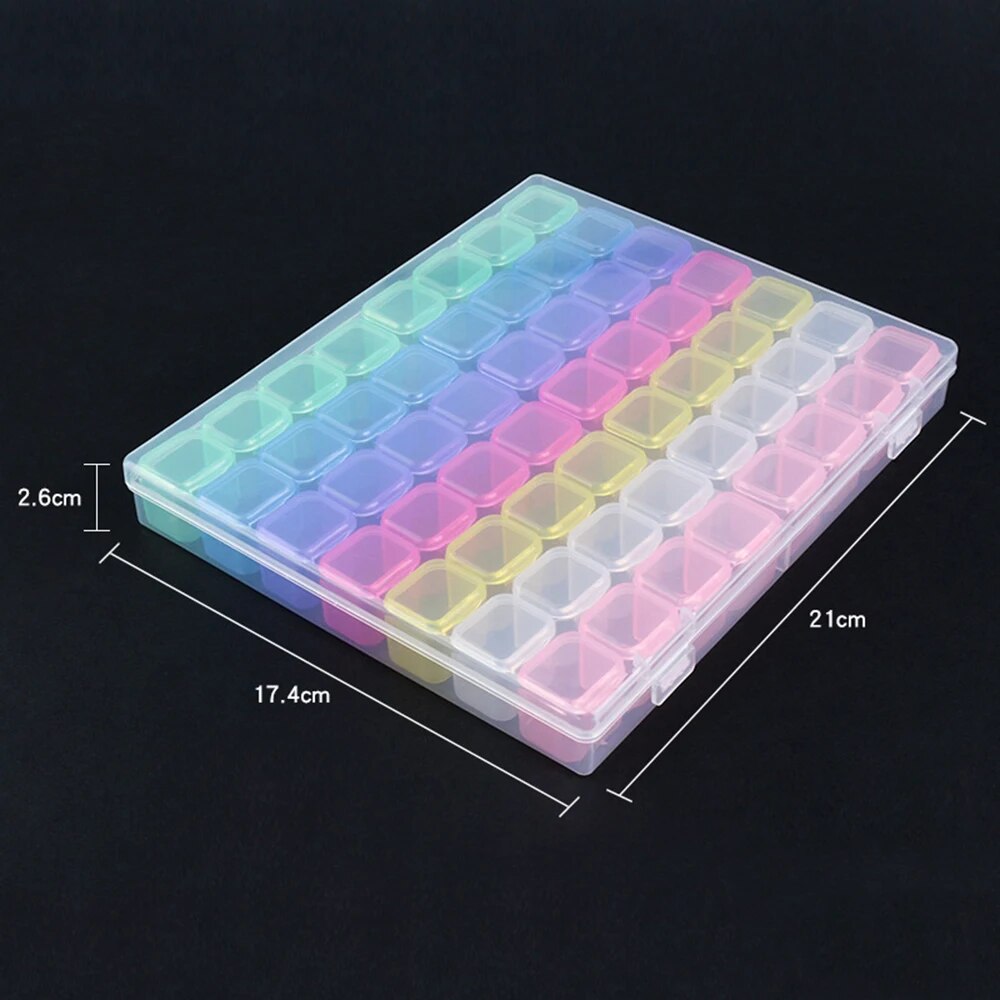 5D DIY Diamant Malerei Werkzeuge Zubehör Lagerung Box Container Diamant Stickerei Zubehör Bohrer Box Mosaik Container Fall