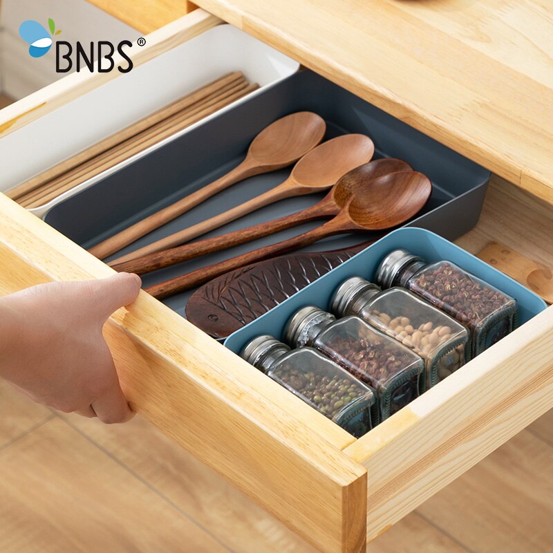 Drawer Organizer Tableware Cutlery Tray Organiser For The Drawers Dividers Plastic Storage Boxes For Kitchen