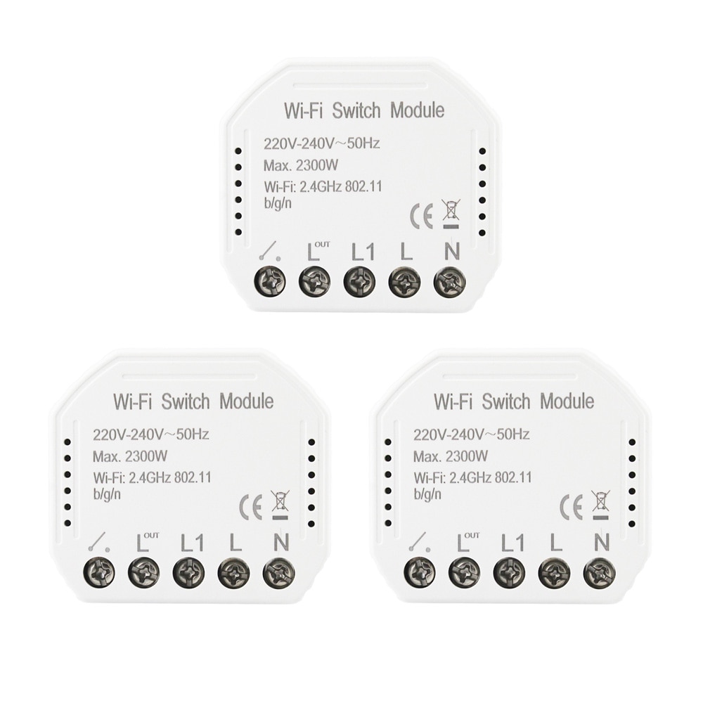 WiFi Smart Switch Modul LED Dimmer Schalter Smart Leben/Tuya APP Fernbedienung 1/2 Weg Schalter