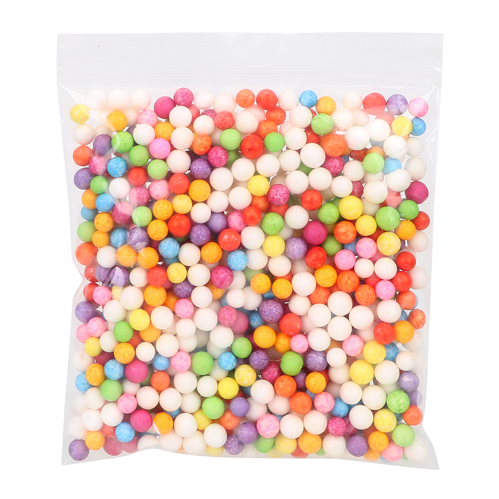 Niceyard 2000 stk mini perler kugle polystyren styrofoam krystal flaske dekoration farver dekorere 7-9mm plastik rundt skum