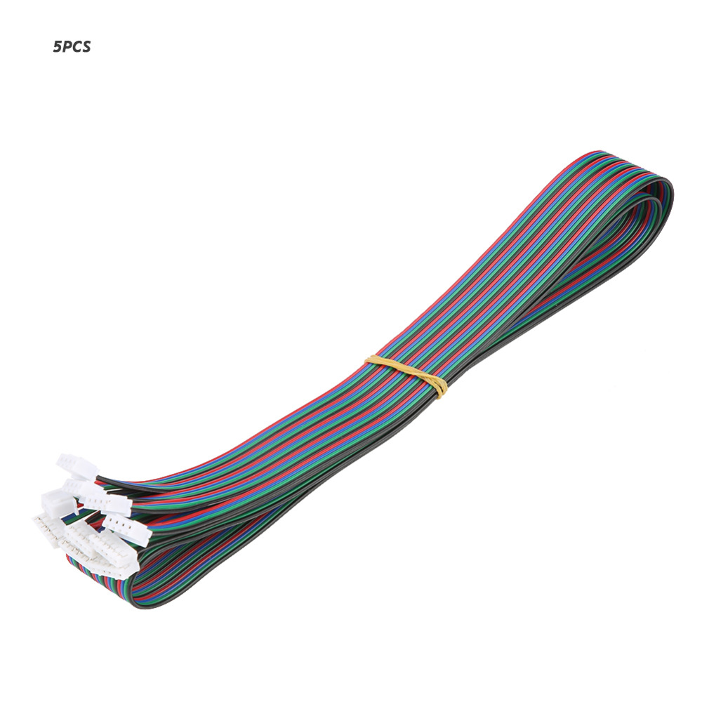 5pcs PH2.0-XH2.54 Female-Female Connector Cable for Nema16 Nema17 Stepper Motor Connector Cables XH2.54 Cable