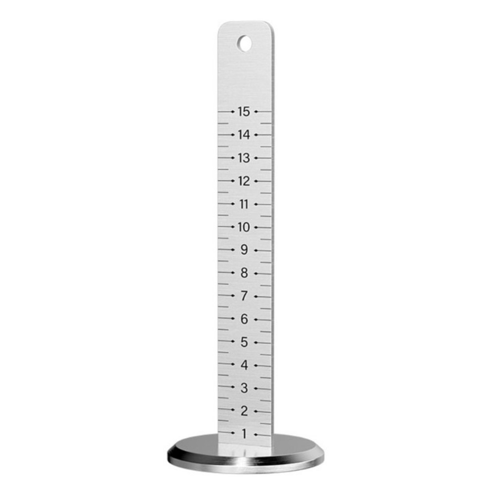 Stainless Steel Lay Floor Tile Special Ruler Double-side Precision Scale Equal Height Ruler Practical Multipurpose: Default Title