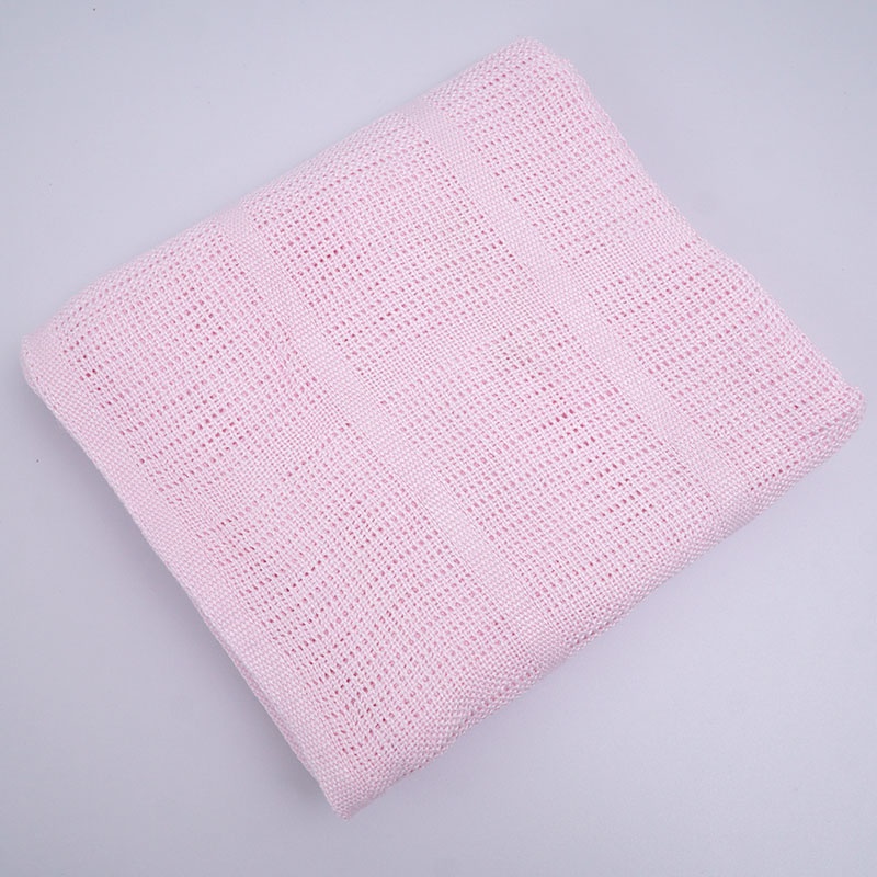 Babydecke aus bambus-baumwolle, weiche, einfarbige babydecke zum pucken und empfangen von neugeborenen (200*170cm stück): Rosa