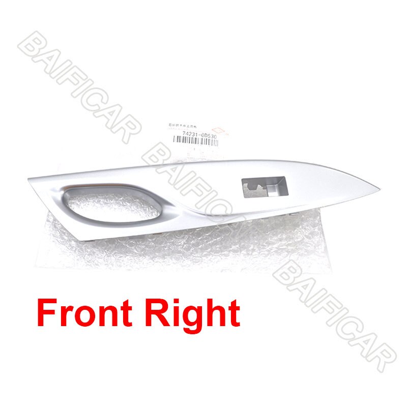 Baificar Brand Car Window Switch Panels For Toyota Vios YarisL: Dark Grey