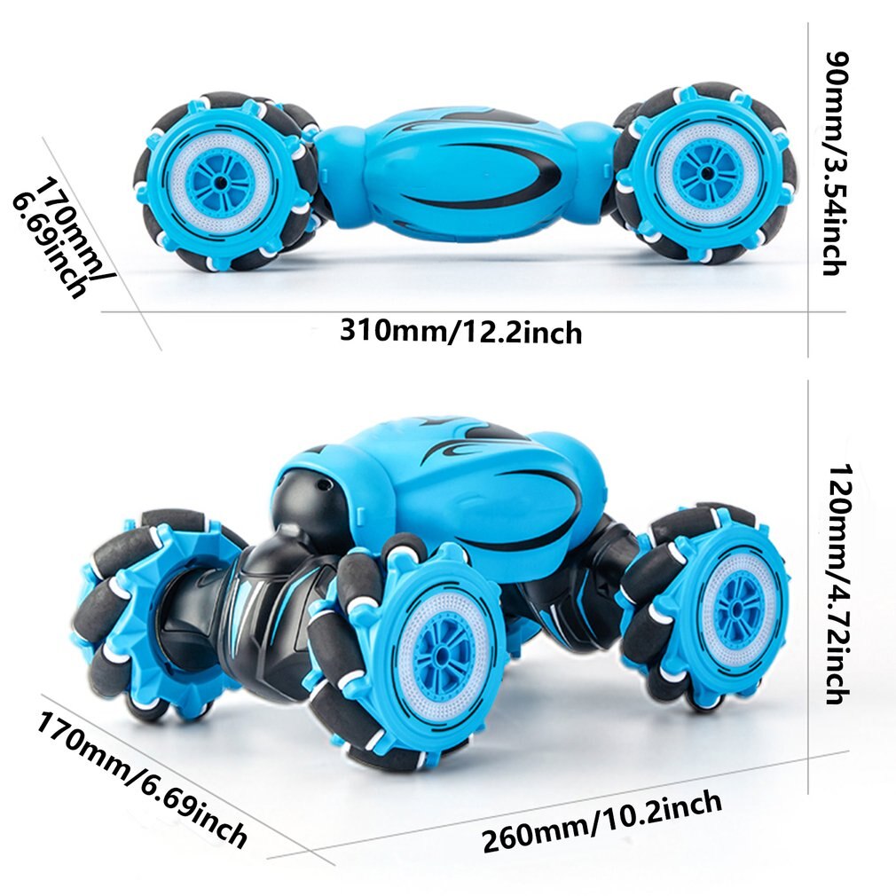 D876 1:16 4WD Rc Auto Gebaar Sensor Muziek Licht Twist Hoge Snelheid Stunt Afstandsbediening Off Road Drift Voertuig Auto