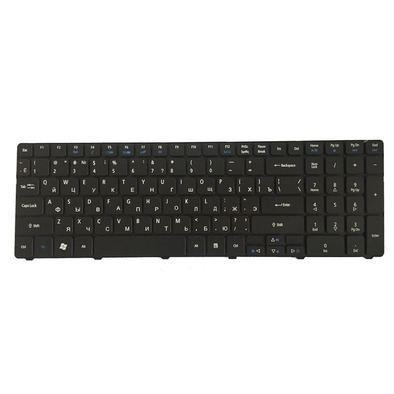 Ryska/ru bärbara tangentbord för acer emachine  e440 e640 e640g e642 e642g e730g e730z e730zg e732g e732z e529 e729 g443 g460 g460g