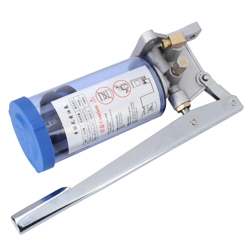 LSG-05 Manual Lubricating Pump Hand Operated Grease Lubricator 6mm Tool Outlet/500CC Manual Lubricating Pump