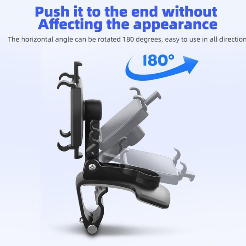 Universele Auto Telefoon Houder Gps Navigatie Dashboard Fold Stand Clip Voor Mobiele Houder Mount Houder Telefoon Telefoon Beugel M6Q4