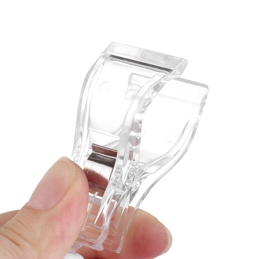 S/m/l klare reklameclips holdbare plastikskilte displayholdere prismærke tag clips i supermarked detailhandel hyldeklemme