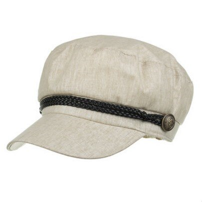 Shaluotaotao basker för kvinnor höst tidningspojke kepsar vintage trend dam märken hatt fritid sport snapback keps: Beige