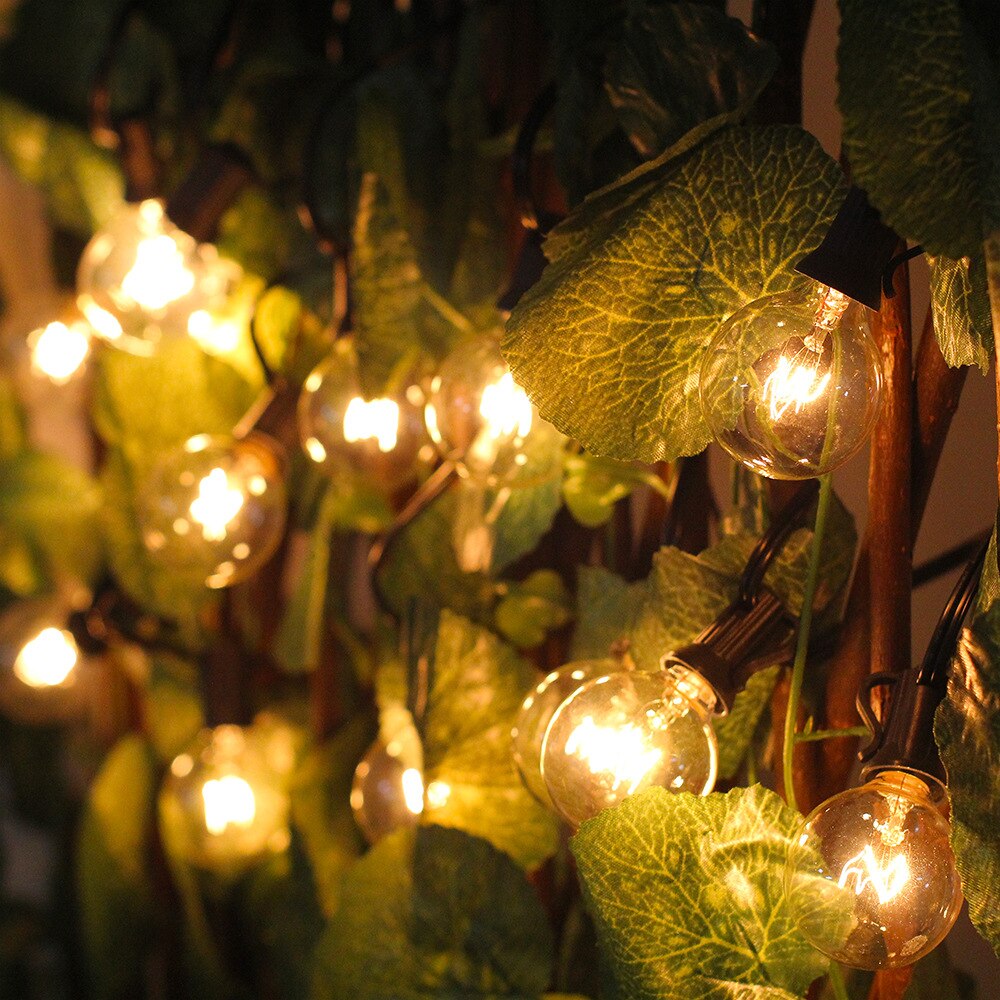 10/5M 220V LED Globus Soffitte Schnur Lichter Wasserdicht Fee Licht Weihnachten draussen Heimat Dekoration Garten girlande Hochzeit