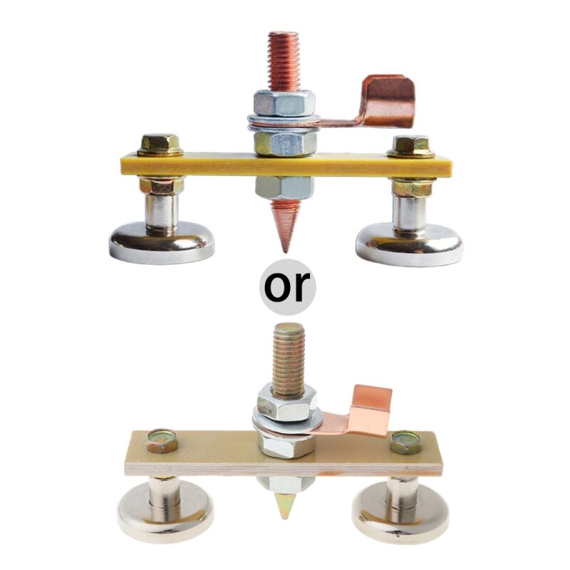 Sterk magnetisk jordklemmekontakt med ledende stangbolt til sveising  m0xd