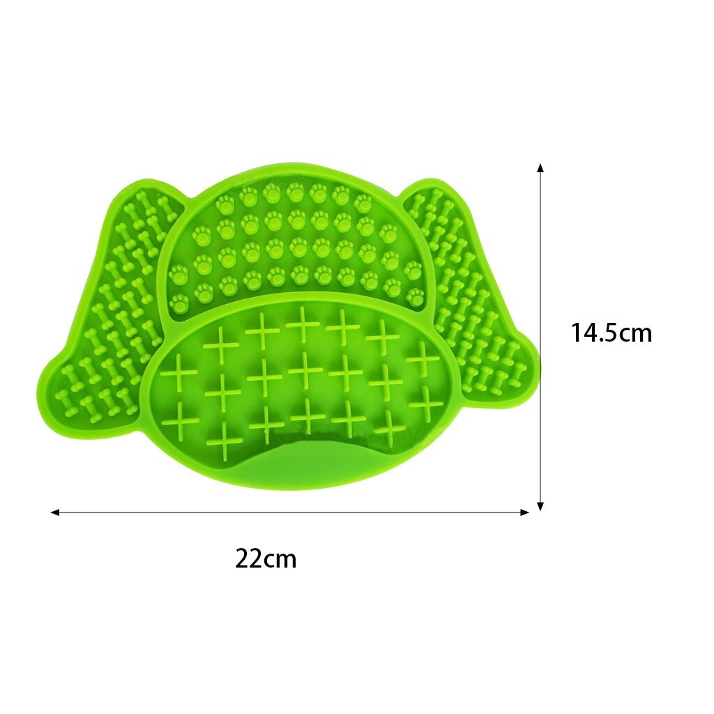 Dog Licking Pad Dog Bath Buddy Slow Feeders Cat Treat Mat Pet Dispensing Mat Pet Bathing Grooming Dog Training Supplies #TD