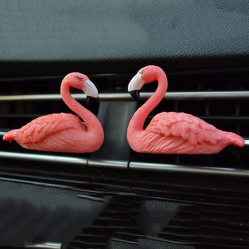 vehicle perfume perfume car flamingo automobile air conditioner air outlet car perfume decorating Christmas