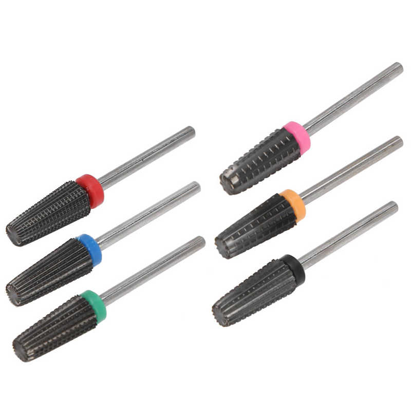 Nail Sanding Head Tungsten Steel Nail Polishing Grinding Head Dead Skin Removal Nail Drill Bits Set Nail Drill Bits