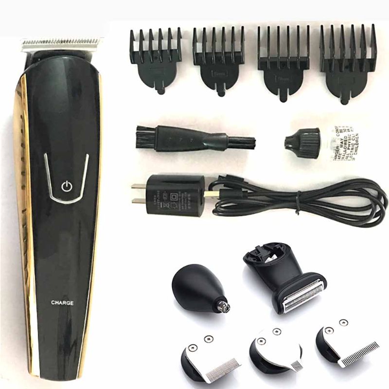 Elektrische Tondeuse Set Voor Mannen Usb Cordless Elektrische Trimmer Scheerapparaat