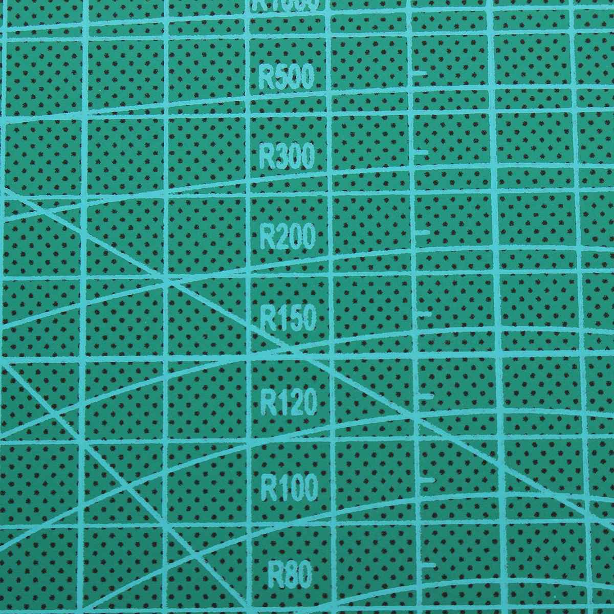 A4 PVC Self Healing Rotary Cutting Mat Craft Quilting Grid Lines Printed Board Green Patchwork Tools DIY Craft Cutting Mat Board