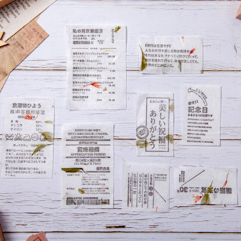 Sellos de goma madera para scrapbooking, sellos estándar para casa de impresión de Tokio, 10 unids/lote