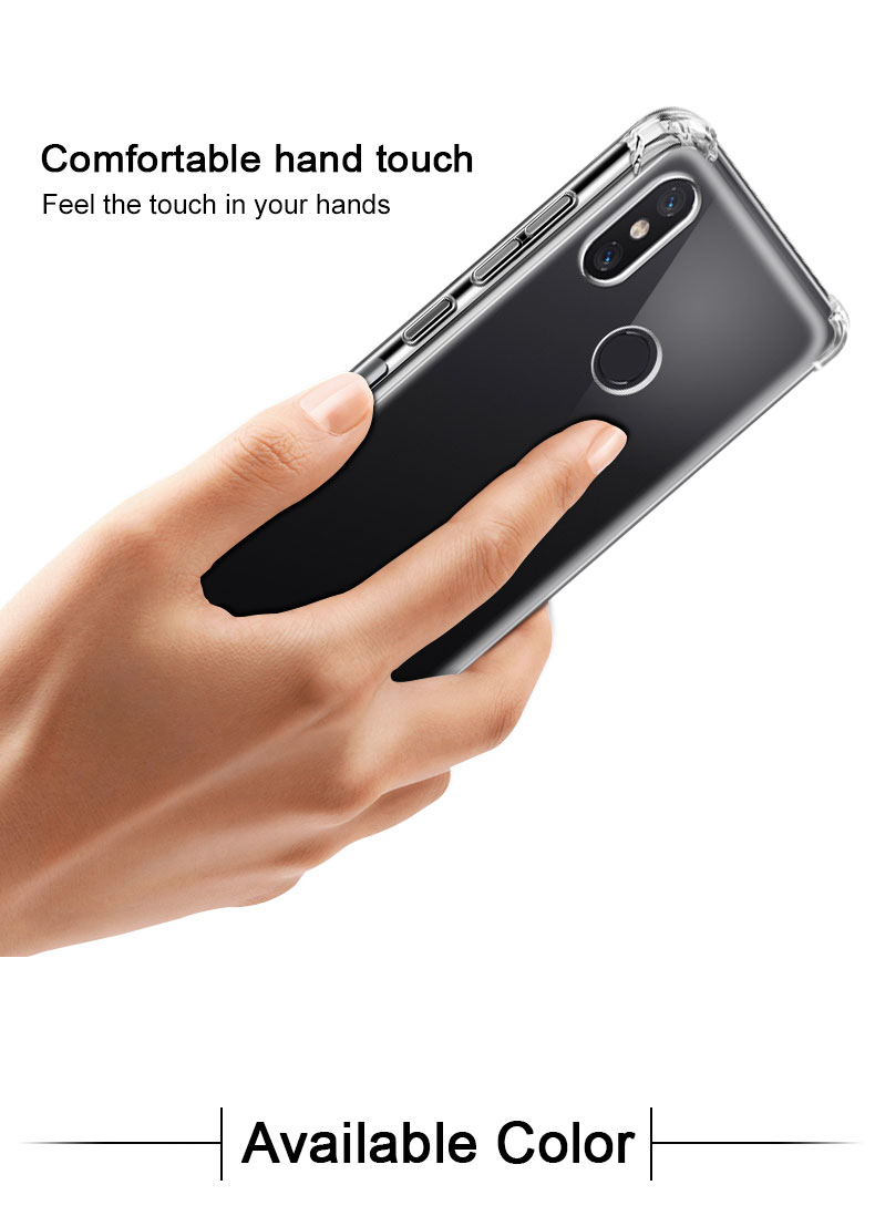 For Xiaomi Max 2 3 Max2 Max3 Case Air Cushion Shockproof Airbag Clear Silicone TPU Back Cover Soft Case for Xiaomi Mi Max 2 3