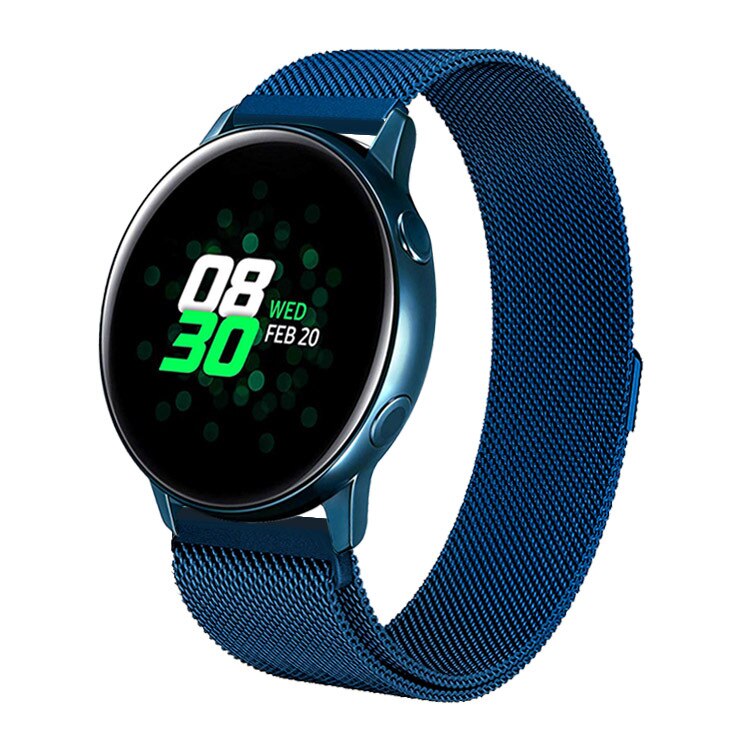 20mm 22mm milanese strap for Samsung galaxy watch 46mm 42mm gear S3 frontier huawei watch gt 2 active 2 amazfit bip band