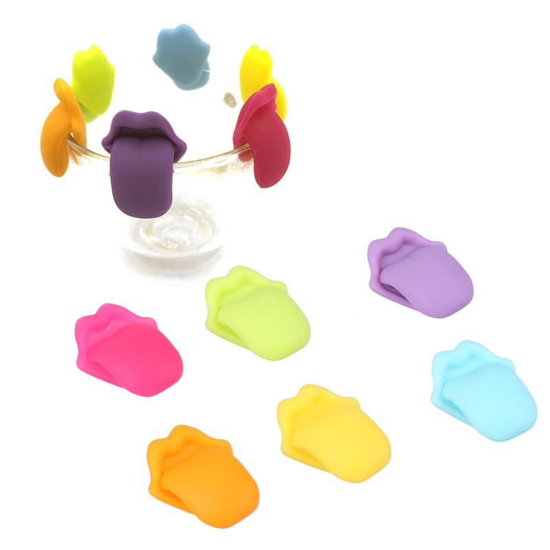 12pcs Glass Cup Marker Lovely Glass Identifier Glass Identification Marker Glass Cup Sign for Home Banquet