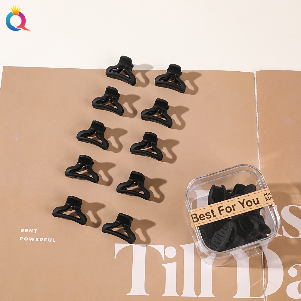 10pcs/set Mini Hair Claws Clip Crab Baby Gilrs Plastic Sweet Small Clips Hairpin Women Barrettes Headwear Accessories