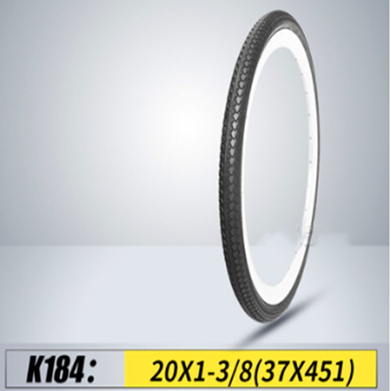 Kenda 451 pneu de bicicleta bmx, pneus de bicicleta dobrável 20*1 1-8 / 20*1 3-8 8: k184  black