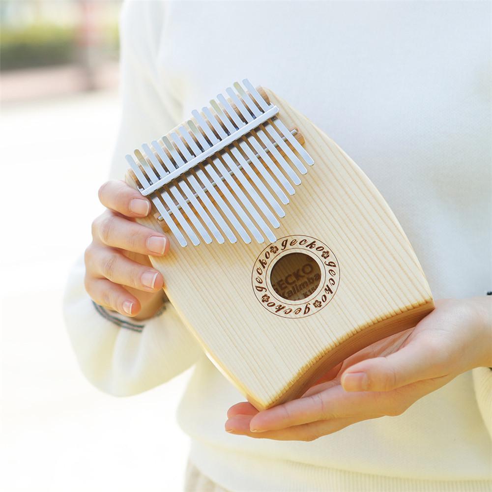 15 Key Kalimba Thumb Piano Delicate Mbira Keyboard Spruce Wooden African Calimba Musical Instrument for Musician Beginner