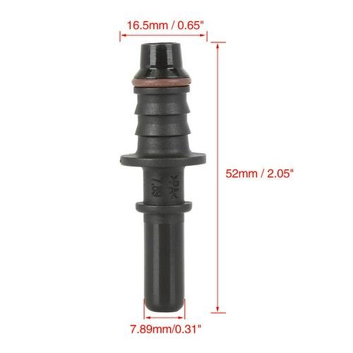7.89/9.89/11.8 Auto ligne de carburant tuyau coupleur dégagement rapide connecter voiture Nylon ligne de carburant caoutchouc tuyau coupleur système d'alimentation en carburant: 05