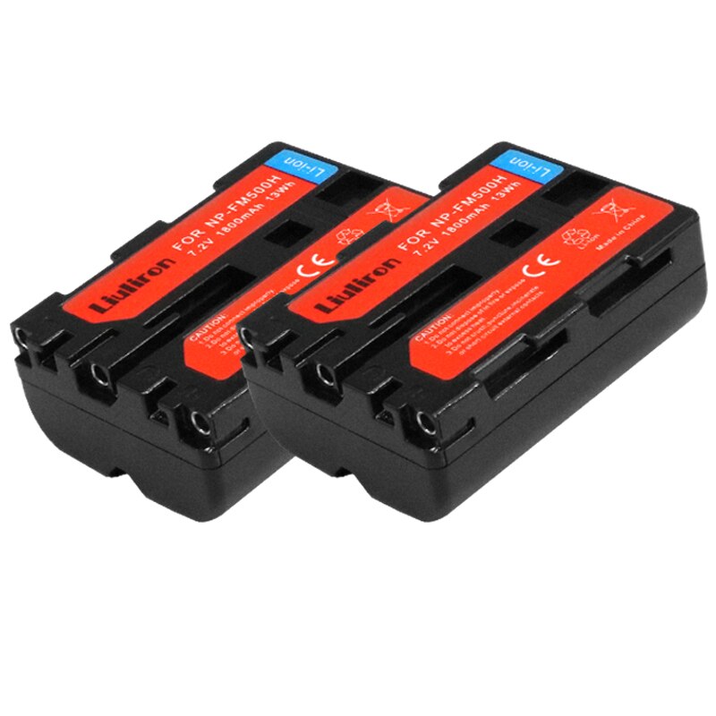 4x Bateria NP-FM500H NP FM500H Battery for Sony Alpha A58 A57 A65 A77 A99 A900 A700 A580 A560 A550 A850 accessories: 2battery
