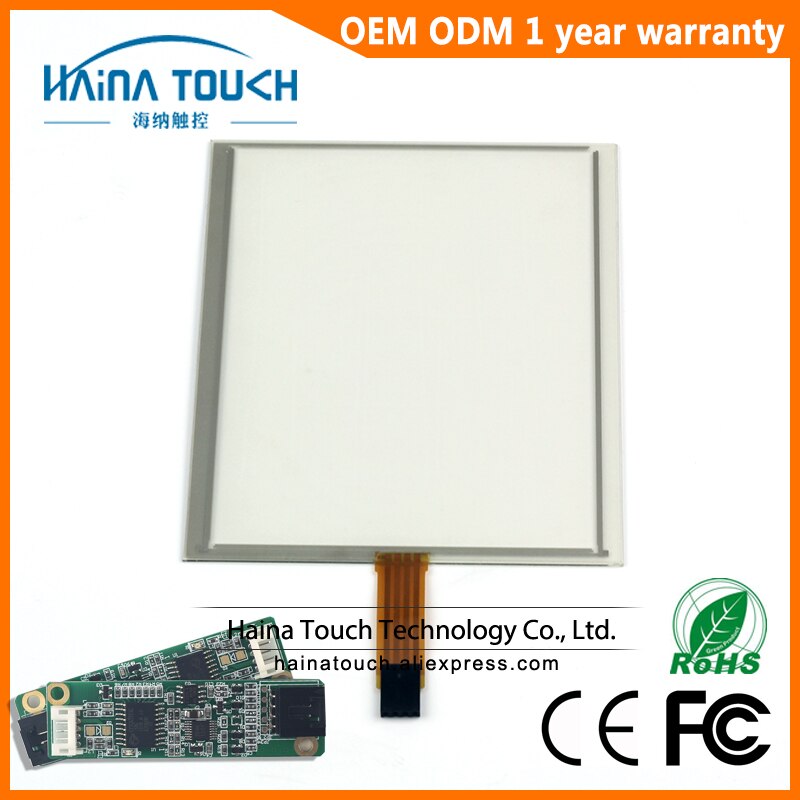 Raspberry Pi Compatible 14.3*11.7 cm 6.5 inch touch panel includes USB controller for GPS Navigator/MP5/e-book